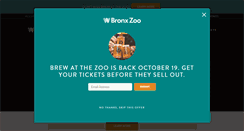 Desktop Screenshot of bronxzoo.com